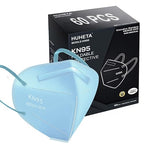HUHETA KN95 Face Mask 60 PCs, 5-Ply Safety Masks by HUHETA