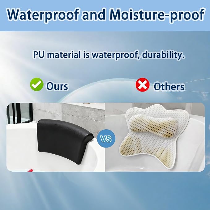 Bath Pillow, Bath Pillows for Tub - Image 7