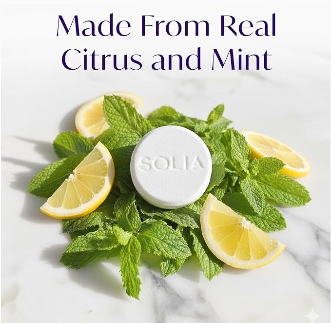 Solia Energizing Citrus Menthol Shower Steamers 7-Pack - Image 4