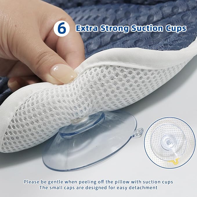 Bath Pillow, Bath Pillows for Tub Neck and Back Support, Bathtub Pillows for - Image 4