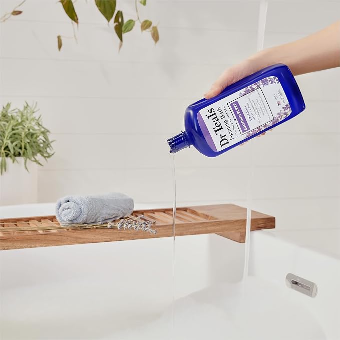 Dr Teal's Foaming Bath with Pure Epsom Salt, Soothe & Sleep with Lavender - Image 9