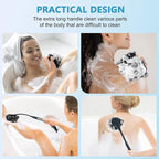 Loofah with Handle, 20.5'' Replaceable Shower Loofah to Improve Skin Health - Image 6