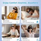 Cordless Heated Eye Mask, Rechargeable Sleep Mask - Image 7