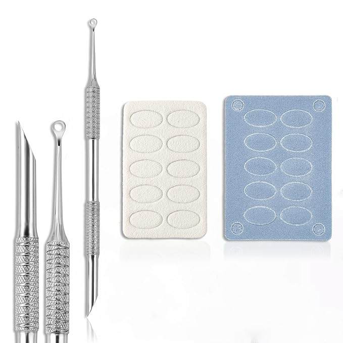 Pre-treatment Cuticle Pusher, Russian Prep Nail Pushers, Dual Ended Cuticle by HaimiLiyaHome