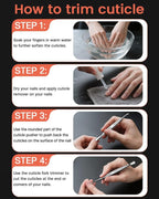 BEZOX Cuticle Pusher with Trimmer - Image 7