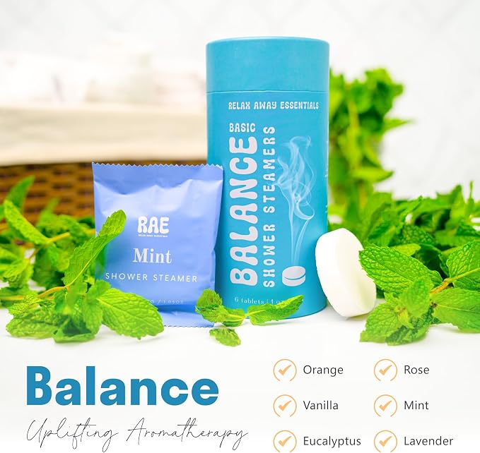 Relax Away Balance Shower Steamers 6 Pack - Image 6