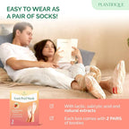 PLANTIFIQUE Foot Peeling Mask 2 Pack | Dermatologically Tested Repairs Heels & - Image 5