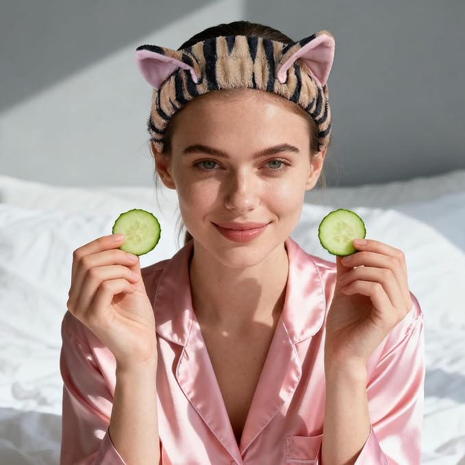 PERFECTSIGHT Kawaii Headband for Spa, Washing Face, Party - Image 7