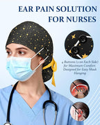 Plifal 100% Cotton Scrub Cap - Image 4