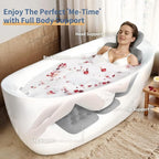 Bath Cushion, Full Body Bathtub Pillow - Image 3