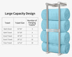 Towel Racks for Bathroom, STWWO Towel Storage for Small Bathroom 22inch - Image 5