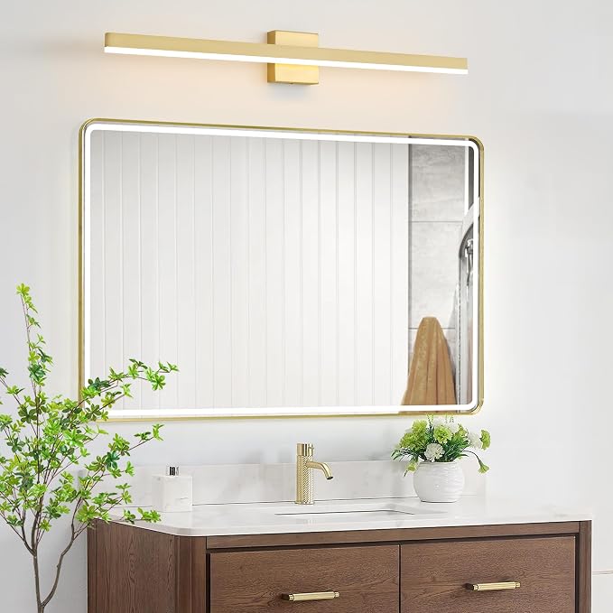 Gold Bathroom Vanity Light 39.4 inch, 30W Dimmable 5CCT LED Modern Bathroom - Image 3