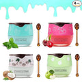 4PCS Bee Lip Balm Honey Pot, Fruit Moisturizing Propolis Lip Mask, Lip Mask by Charm+Kiss