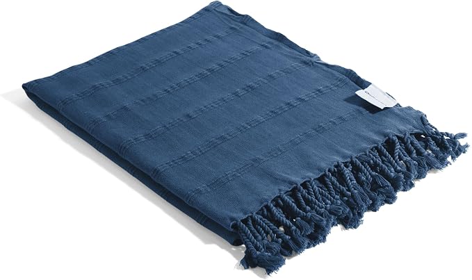 InfuseZen Stonewashed Turkish Bath & Beach Towel –100% Organic Turkish Cotton by InfuseZen