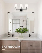 Bathroom Light Fixtures, Matte Black Vanity Lights - Image 7