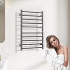 Electric Towel Warmer Rack, Heating Towel Warmer, Timer & Temperature Control - Image 6
