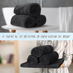 SmoothNovelty 16 Pack Microfiber Bath Towels Bulk 27'' x 60'' Oversized Beach - Image 4