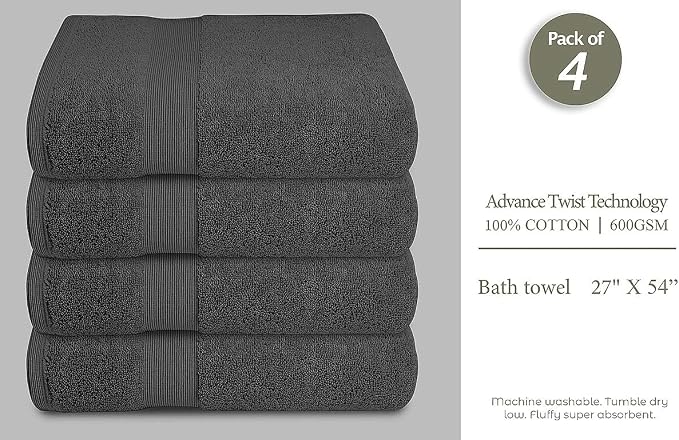 Softolle Luxury Bath Towels Set of 4 | Towels - Image 6