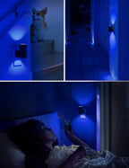 L LOHAS LED Blue Night Light, Night Lights Plug into Wall, Dimmable Nightlight - Image 5