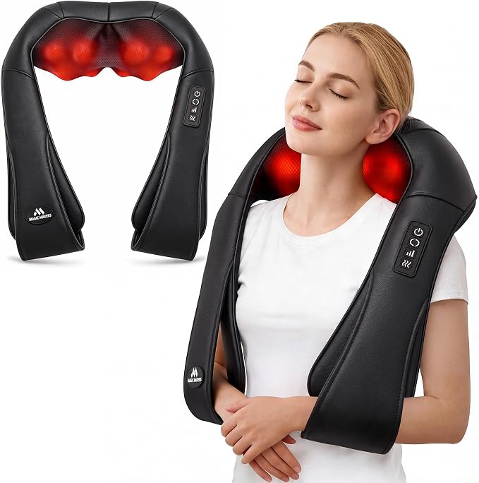 Neck Massager for Pain Relief Deep Tissue by MagicMakers