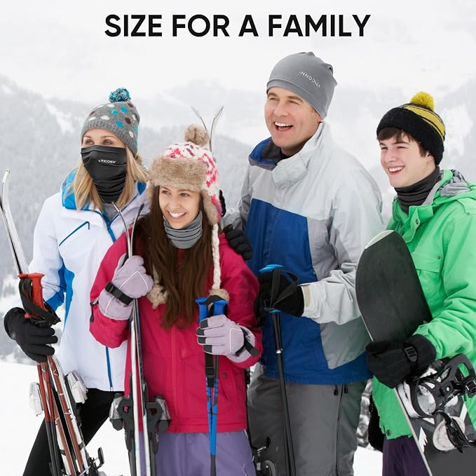 TICONN Neck Gaiter Face Cover Scarf, Neck Warmer Breathable Sun & Wind-proof - Image 7