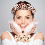 Zkptops Spa Headband for Washing Face Wristband Set Sponge Makeup Skincare - Image 2