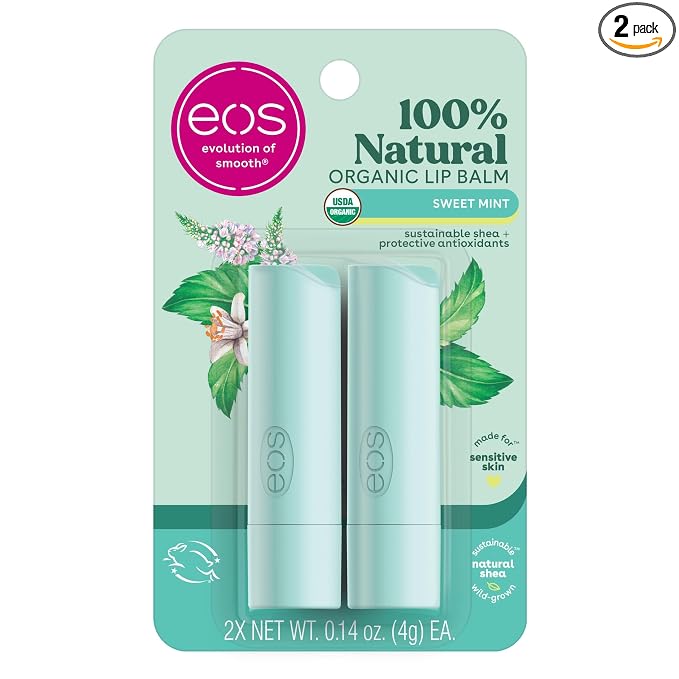 eos 100% Natural & Organic Lip Balm Sticks by eosproducts