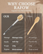 Shower Brush for Massage Dry Brushing: Back Scrubber for Shower - Image 6