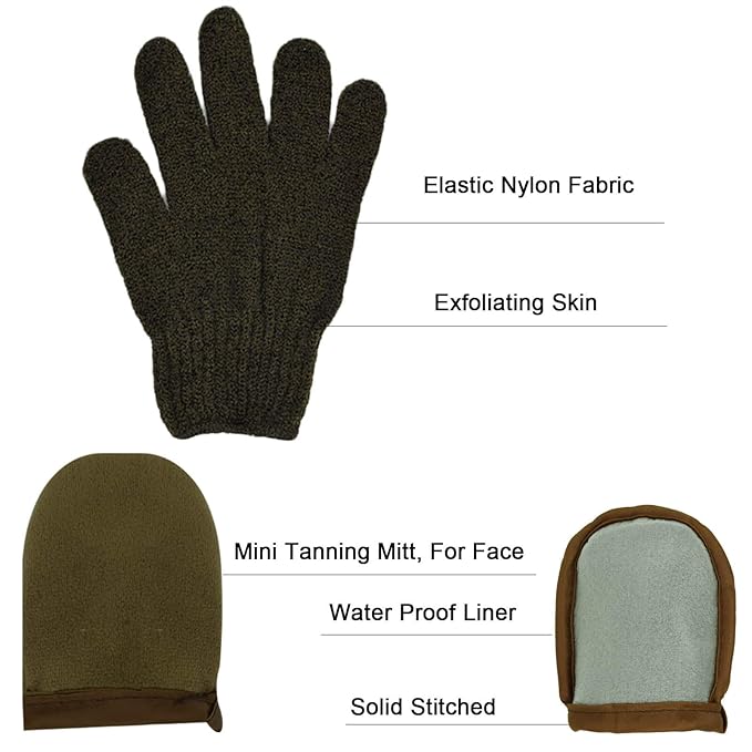 5-Piece Self Tanning Mitt Set - Image 5