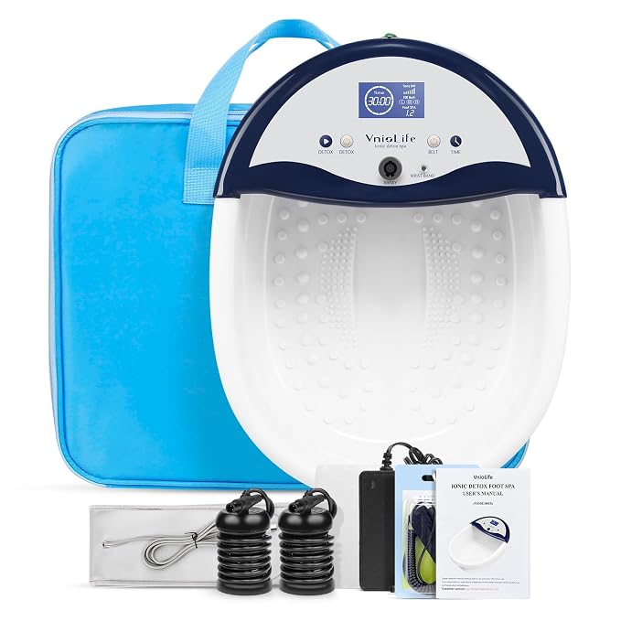 Ionic Foot Bath Detox Machine, Ion Detox Foot Bath Cleanse, LED Display Spa by VnioLife