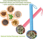 Stainless Steel Scraping Board ，Mugwort Massage Hammer, Massage Tools Back - Image 5