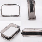Tbestmax 10 Pcs Clear Cosmetic Bags Makeup Bags Portable Waterproof Travel - Image 4