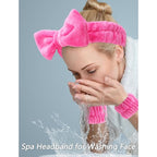 VELSCRUN 6 Pack Spa Headband, Makeup Headbands, Face Wash Headband, Skincare - Image 2