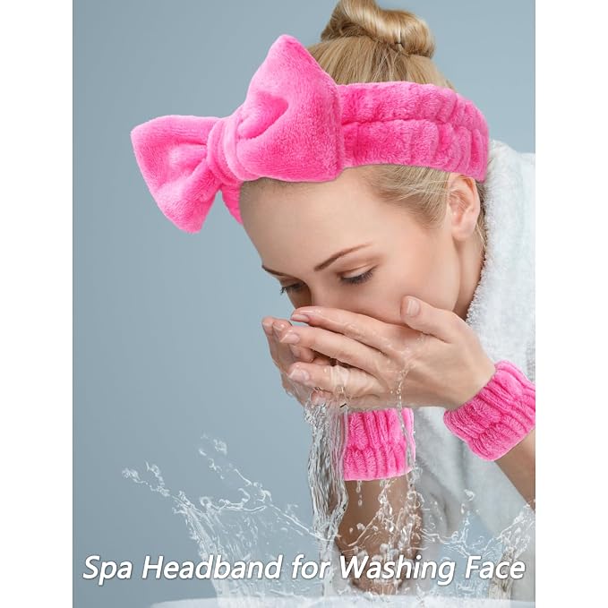 VELSCRUN 6 Pack Spa Headband, Makeup Headbands, Face Wash Headband, Skincare - Image 2