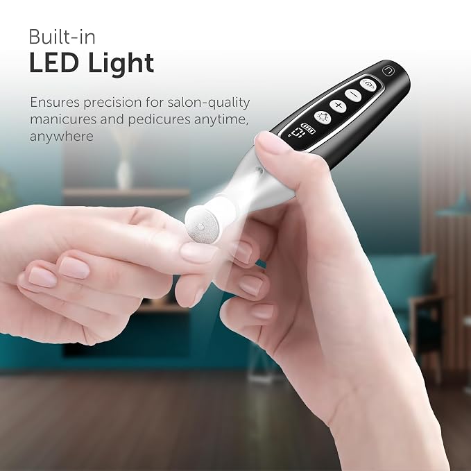 UTILYZE PediLux Pro Professional Manicure Pedicure Kit, Thick Toenail Grinder - Image 6