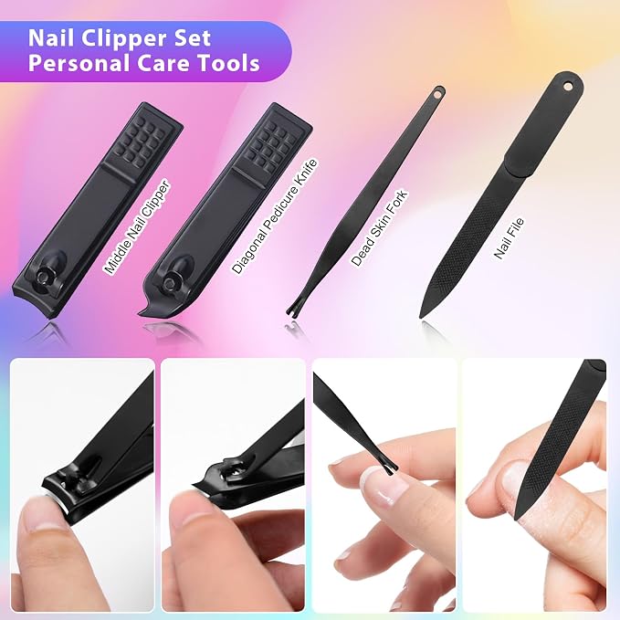 CGBE Nail Clippers Set, Manicure Set Pedicure kit - Image 4
