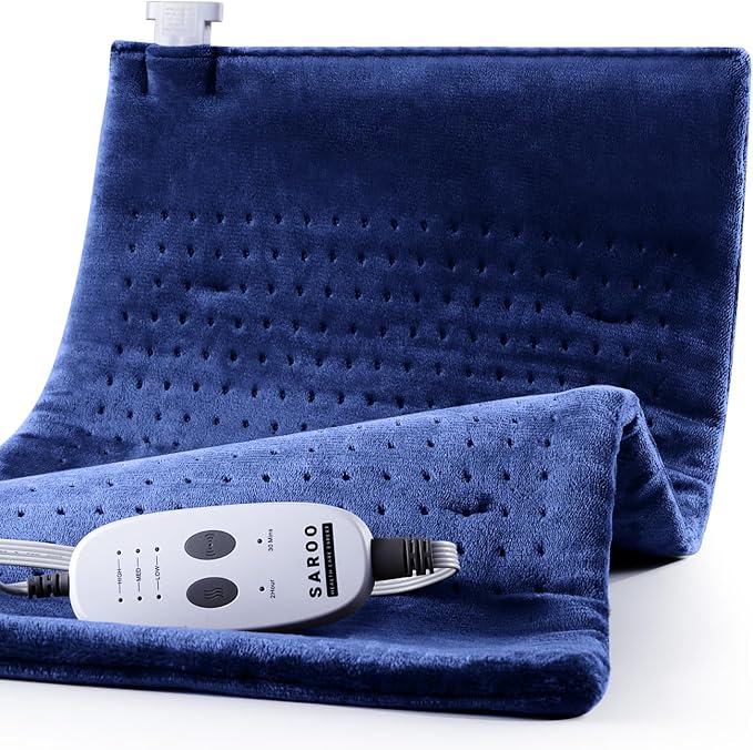 Massaging Weighted Heating Pad, Heating Pads by SAROO