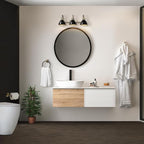 GLOBE Electric 63000058 5-Piece All-in-One Bathroom Accessory Set, Brass & Black - Image 2