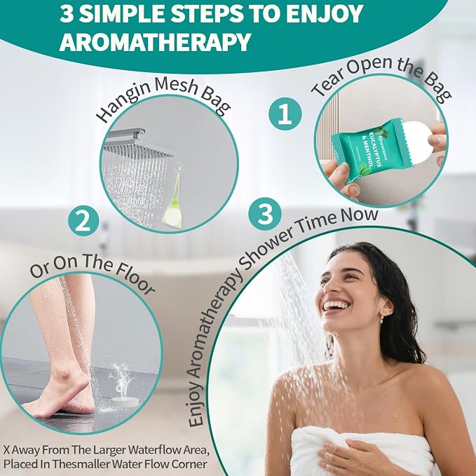 Shower Steamers Aromatherapy, Basket Set - Image 7