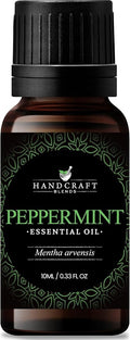 Handcraft Blends Peppermint Essential Oil – 0.33 Fl Oz – 100% Pure and Natural by HandcraftBlends
