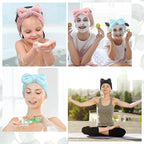 3 Pieces Towel Headbands for Women Makeup Headband for Washing Face Makeup Spa - Image 6