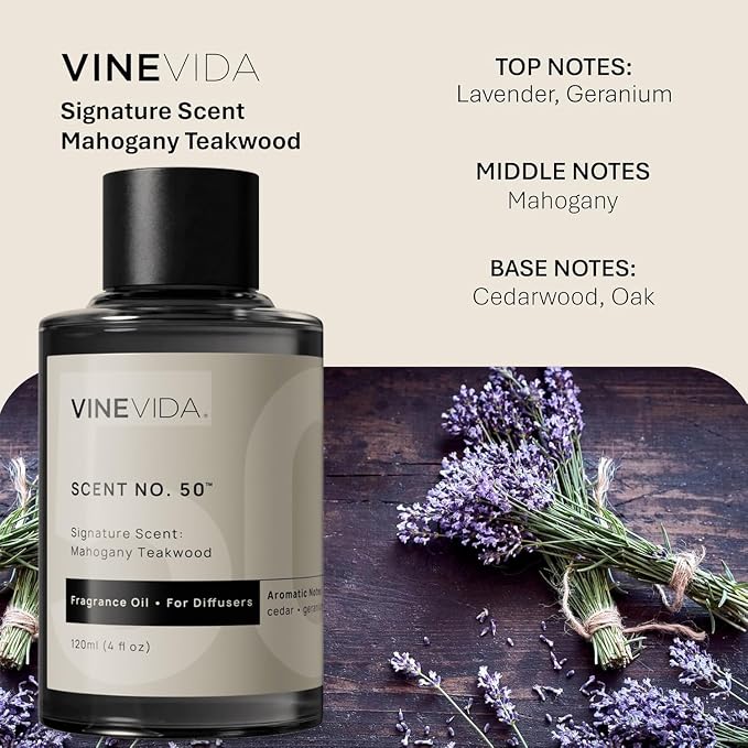 VINEVIDA Mahogany Teakwood Fragrance Oil - Image 2