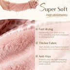 YANIBEST Satin Microfiber Hair Towel Wrap - Image 2