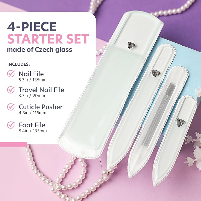Bona Fide Beauty Nail Kit: Handmade from Czech Glass, Perfect Gift - Image 2