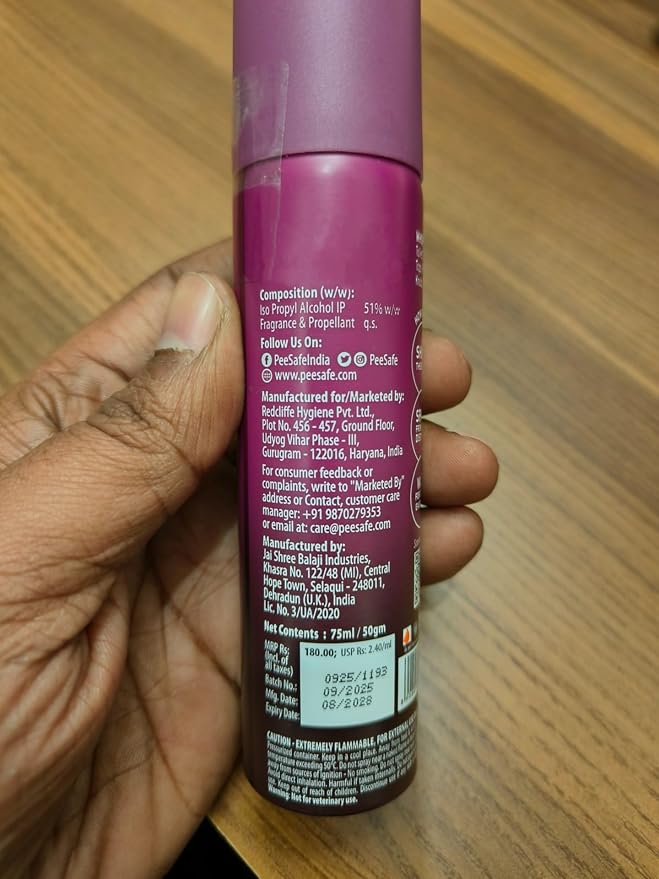 Pee Safe Lavender Scented Spray - Image 2