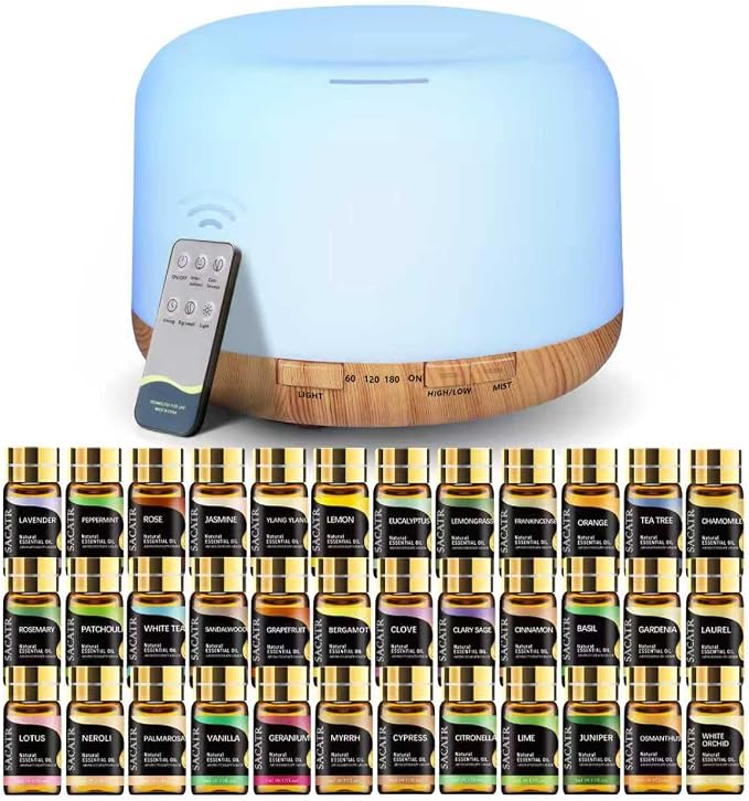 SACATR Essential Oil Diffusers for Home by SACATR