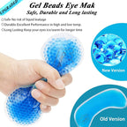Eye Mask, Cooling Sleep Mask Gel Eye Mask - Image 5