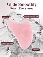 Rena Chris Gua Sha Facial Tools, Rose Quartz Guasha Tool - Image 2