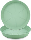 LWALRS Plant Saucer 14 Inch 2 Pack 6 8 10 12 14 16 18 20 25, Plastic Plant Trays by LWALRS
