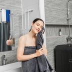 JML Quick Dry Microfiber Bath Towel Set of 2-30x60 Inches Large Absorbent - Image 7